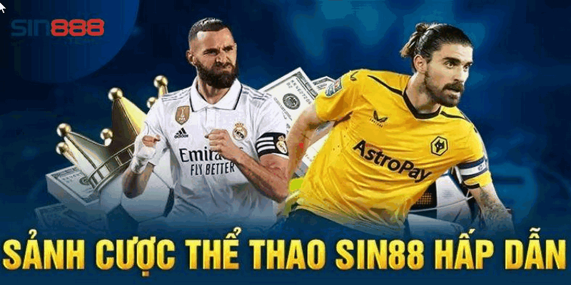 Thể thao Sin88 luôn nằm trong Top sảnh chơi cá cược ăn khách nhất trên thị trường